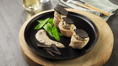 Ballottines de volaille à la truffe noire