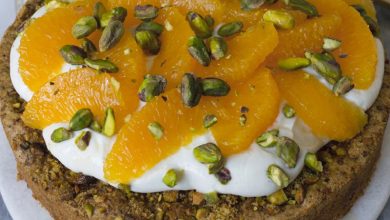 Cake pistaches Wonderful, yaourt et aux agrumes d’hiver