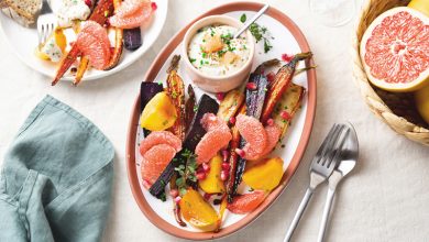Légumes glacés au pamplemousse de Floride