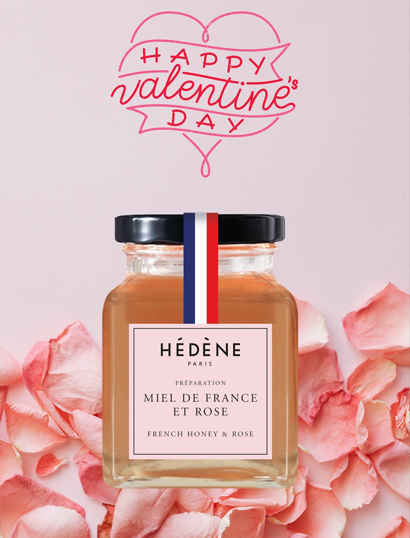 Miel de France et rose - Hédène