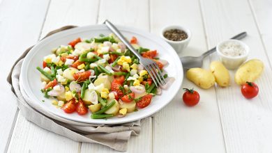 Salade de Ratte du Touquet haricots verts