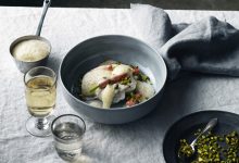 Skrei court-bouillon, carottes à la muscade beurre à l’orange