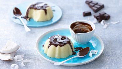 Dessert Floraline, coco et vanille