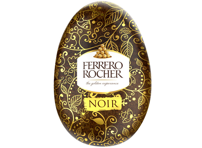 Œuf chocolat noir noisettes Ferrero Rocher