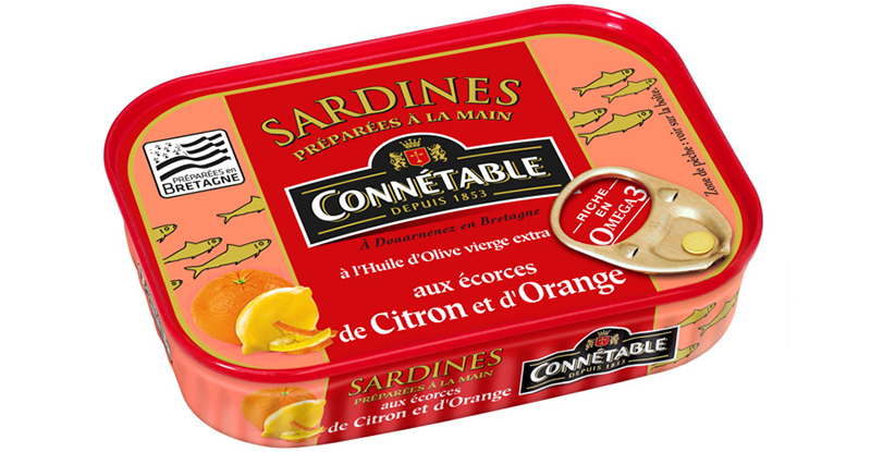 Sardines écorces de Citron et d’Orange