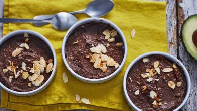 Crème d’avocat cacao et amandes