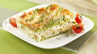Lasagnes de poissons aux asperges