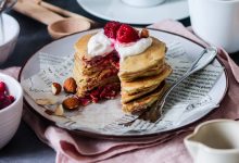 Pancakes fourrés framboise