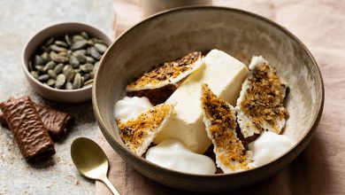 Parfait glacé courge et trois Crêpes Dentelle Gavottes
