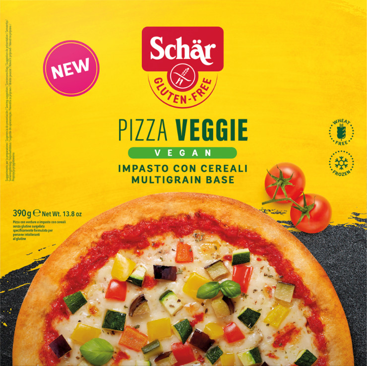 Pizza veggie et vegan Schär