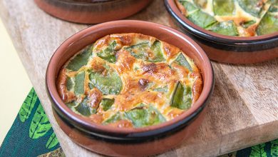 Clafoutis pois gourmands