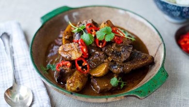 Curry de bœuf Massaman pommes de terre
