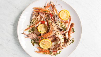 Langoustines poêlées citron