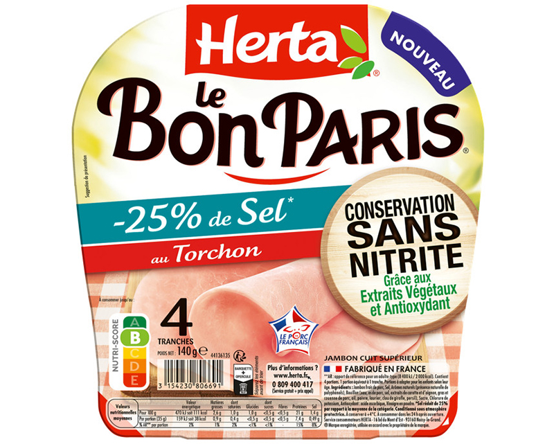 Herta Le Bon Paris -25% de sel