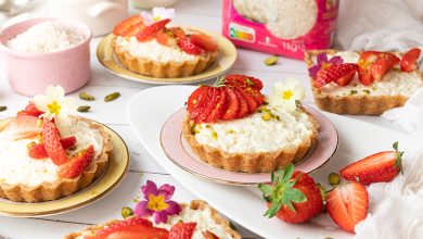 Tartelettes aux fraises riz au lait