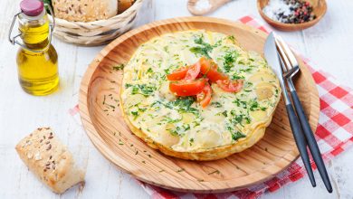 Tortilla pommes de terre cœur fondant de Mozzarella
