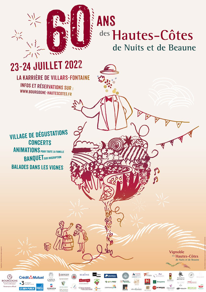 60 ans des Hautes-Côtes de Beaune et de Nuits le 23 et 24 juillet 2022