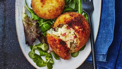 Croquetas de pommes de terre gorgonzola et chèvre