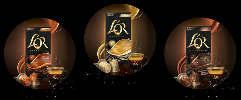 L’OR Espresso : Caramel, Vanille, Chocolat