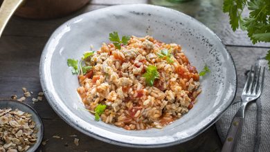 Risotto VUNA et tomates