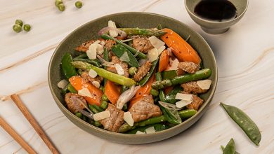 Wok de veau aux légumes