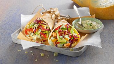 Wrap Fourme de Montbrison AOP, au poulet et à l’avocat