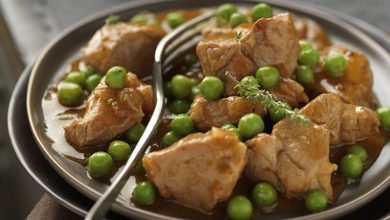 Agneau aux petits pois