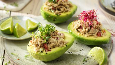 Avocats farcis au VUNA