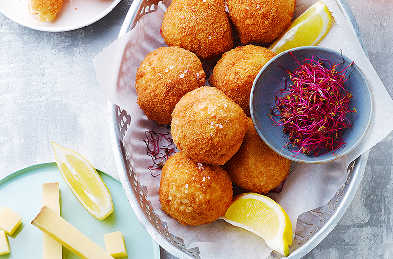 Croquettes de risotto aux artichauts et Comté A Vos Assiettes