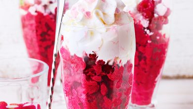 Granité fruits rouges liégeois