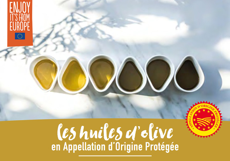 Les huiles d'olive AOP