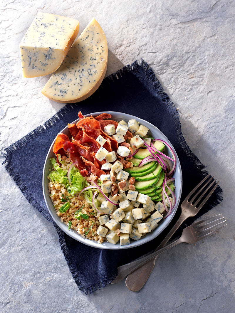 Salad’Bowls : boulghour, batavia, avocat, fourme de Montbrison jambon cru du Forez