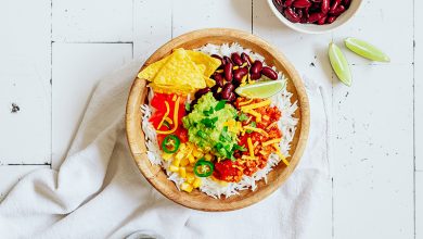 Taco bowl végétarien