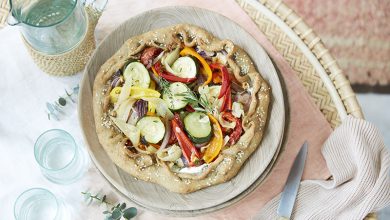 Tarte rustique végétarienne