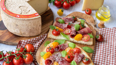 Bruschettas à l’Ossau-Iraty