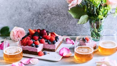 Cheese-cake chocolat & fruits rouges
