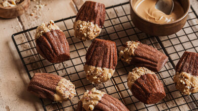 Madeleines choco-noisette à la Nocciolata Bianca