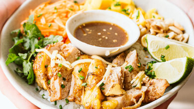 Poké bowl de pintade