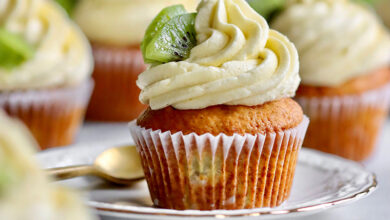 Cupcakes kiwi