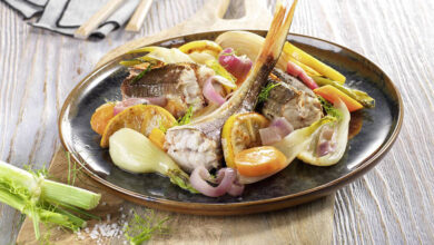 Grondin rouge en cocotte