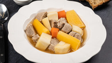 Pot-au-feu de veau, légumes oubliés