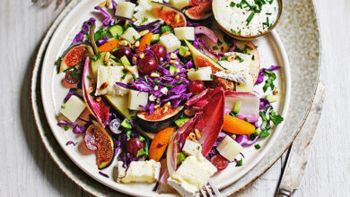 Salade aux couleurs de l’été indien