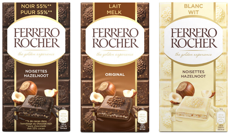 Tablettes Ferrero Rocher