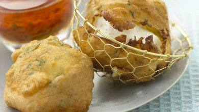 Beignets minute de chèvre frais herbes
