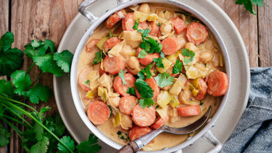 Curry Carottes de la baie du Mont Saint-Michel Poireaux de Normandie