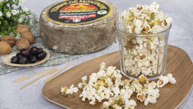 Pop-corn à la Tomme à l’ail des ours