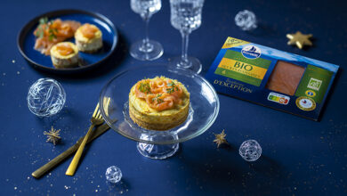 Petits cheesecakes salés tofu, citron et saumon fumé Bio