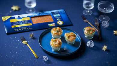 Saumon fumé Norvégien Saint-Jacques nacrée parfum de truffe