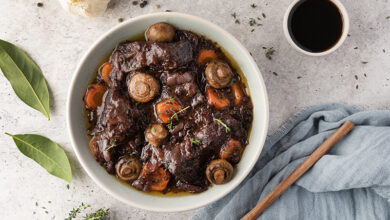 Bœuf bourguignon à l’asiatique