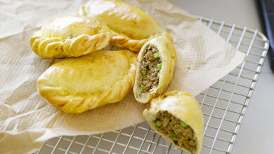 Chaussons de foie oignons